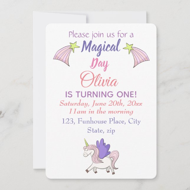 Convites Pegasus e Estrelas Atiradas. (Frente)