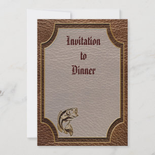 Convites Peixe De Leather