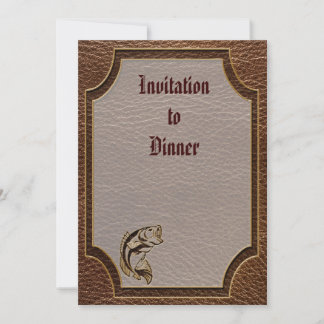 Convites Peixe De Leather