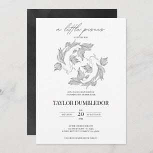 Convites Peixes Chá de fraldas de Astrologia por Sinal Zodi