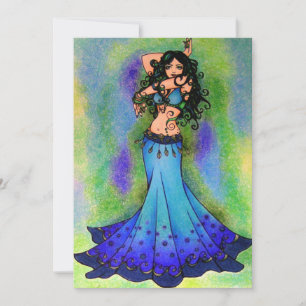Convites Peixes dançarina de ventre Signo Astrologia Dança 