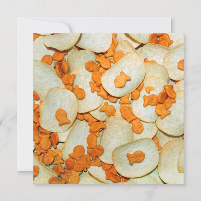 Convites Peixes E Chips (Frente)