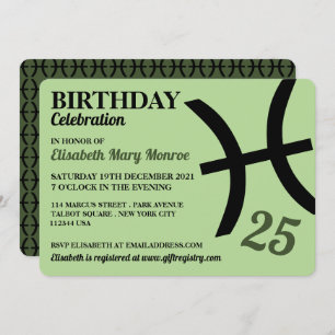 Convites Peixes, O Peixe, Sinal De Estrela Zodíaca, Anivers