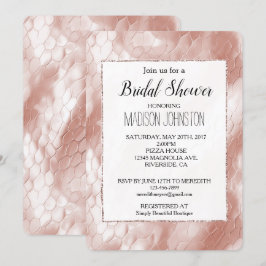 Convites Pele rosa Blush White Cobra