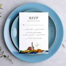 Convites Pelo RSVP do Mar com Opções de Árvore