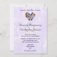 Penas Em Casamento Em Forma De Coração