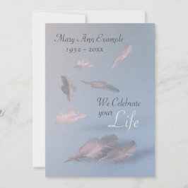 Convites Penas - Funeral Personalizado / Celebração da Vida