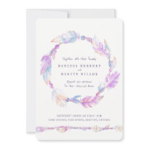 Penas janto de ensaio de aquarela púrpura