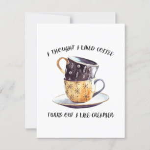 Convites Pensei Que Gostava De Café