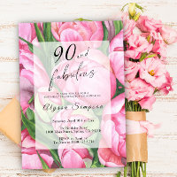 Peonias Rosa Floral Festa de aniversário