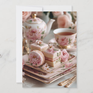 Convites Peony Blush Pétalas Rosa