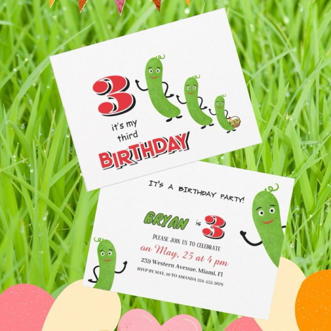 Convites Pepinos verdes (Criador carregado)