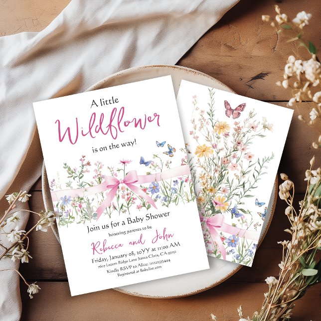 Convites Pequena Arco de Flores Flórida Rosa (Criador carregado)