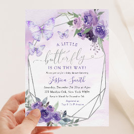 Convites Pequena Borboleta Está No Caminho Do Chá de fralda