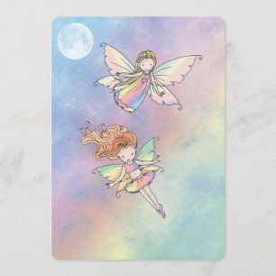 Convites Pequena Festa de aniversário de Fada Fácil Convide