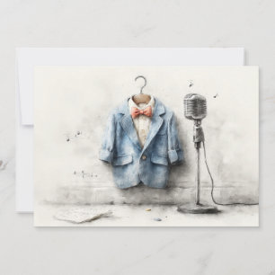 Convites Pequena Festa de primeiro aniversario de Cantor