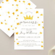 Pequena Princesa a Caminho Boho Estrelas Chã de B