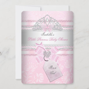 Convites Pequena Princesa Pretty Baby Shower Menina Borbole
