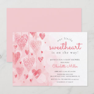 Convites Pequena querida, Chá de fraldas de Garotas do Cor