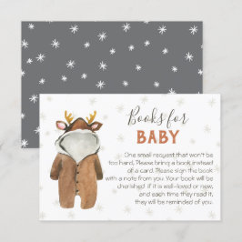Convites Pequena Rena Livros de inverno de Natal para Bebê