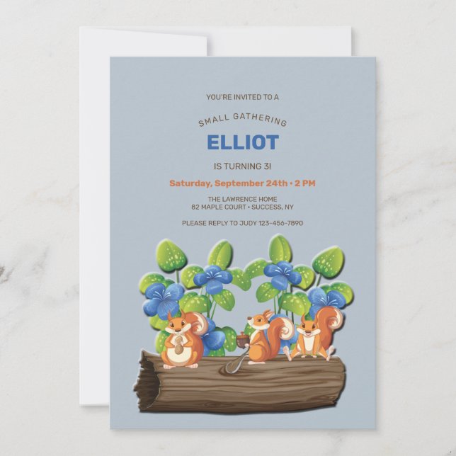 Convites Pequena Reunião (Frente)