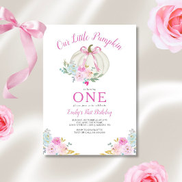 Convites Pequenas Arcos Rosa-Rosa-Rosa Meninas Primeiro Ani