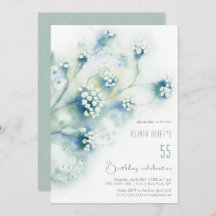 Pequenas Flores Brancas Aniversário A Qualquer Ida