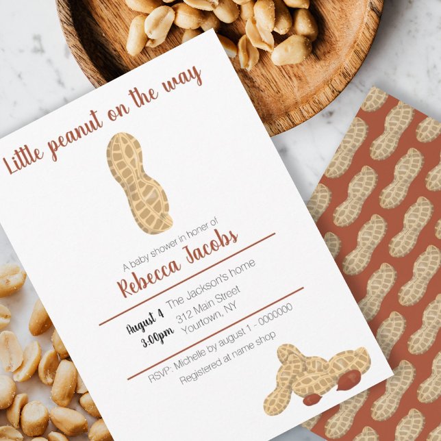 Convites Pequeno amendoim no caminho (Criador carregado)