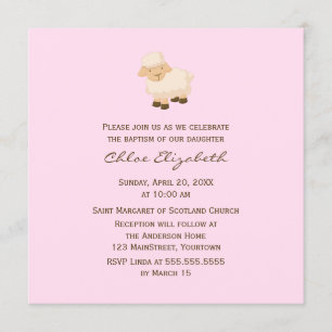 Convites Pequeno Batismo De Lâmpada