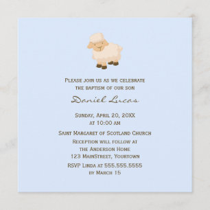 Convites Pequeno Batismo De Lâmpada