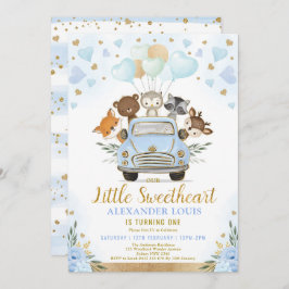 Convites Pequeno Bicho de Borracha da Floresta