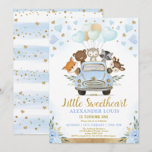 Convites Pequeno Bicho de Borracha da Floresta