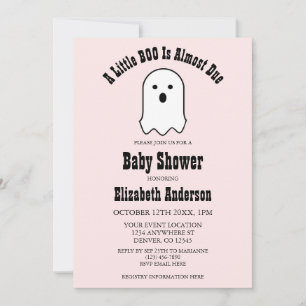 Convites Pequeno BOO a Caminho Chá de Bebê Fantasma de Hall