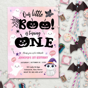 Convites Pequeno Boo Está Fazendo UM Aniversário de 1 ano