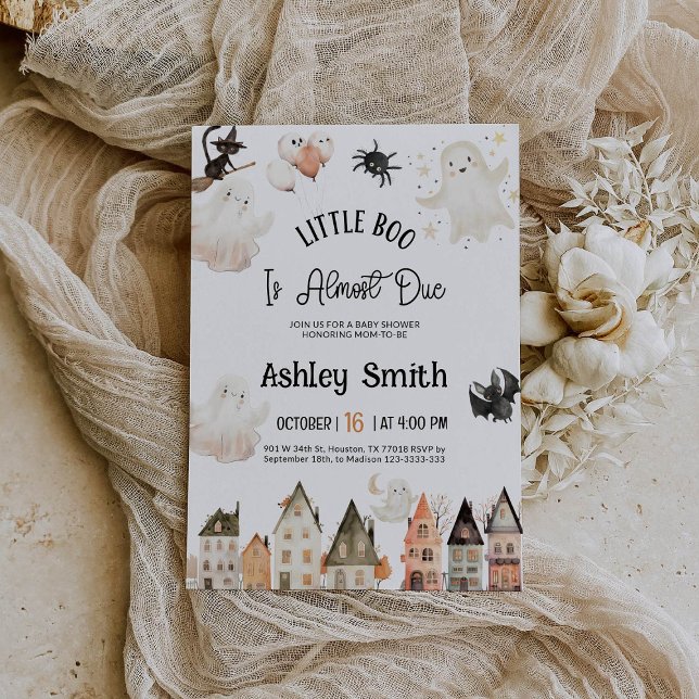 Convites Pequeno Boo Está Quase Devendo Ser Convidado (Criador carregado)