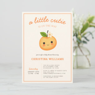 Convites Pequeno Chá de fraldas Cutie