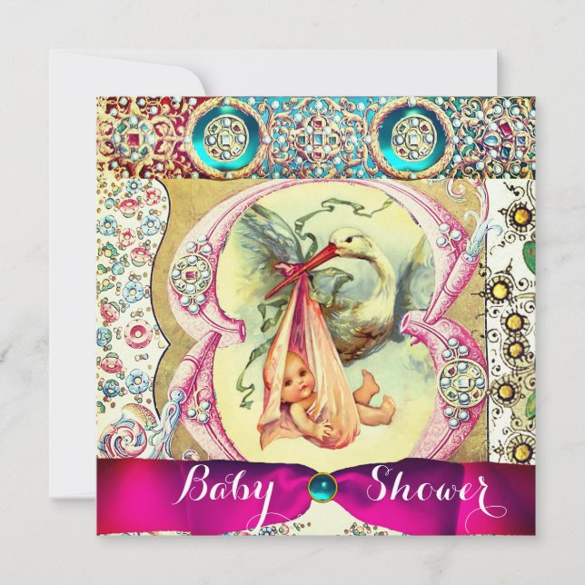 CONVITES PEQUENO CHÁ DE FRALDAS DE ARMAZENAMENTO DE PRINCES (Frente)