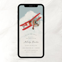 Pequeno Chá de fraldas de Aviador