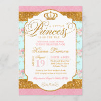 Pequeno Chá de fraldas de Chique da Princesa Flore