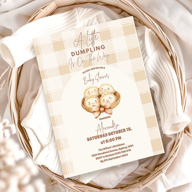 Convites Pequeno Chá de fraldas de lixo (Criador carregado)