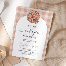 Pequeno Chá de fraldas de tarte