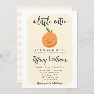 Convites Pequeno Chá de fraldas neutro por Clementina do Gê