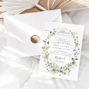 Convites Pequeno Chá Roxo Roxo Floral