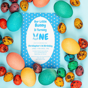 Convites Pequeno Coelhinho Primeiro Aniversário