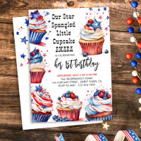Pequeno Cupcake com Espingarda Estelar Qualquer An