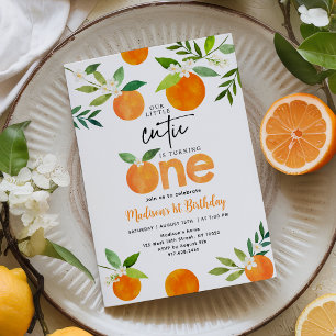 Convites Pequeno Cutie Primeiro Aniversário