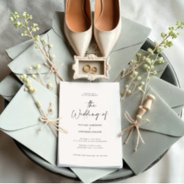 Convites Pequeno detalhe branco preto moderno Código QR cas