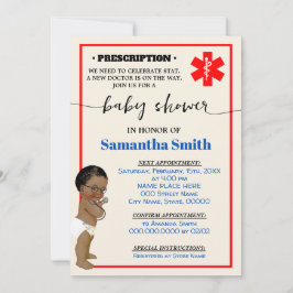Convites Pequeno Doutor no Caminho Chá de fraldas Médico