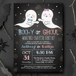 Convites Pequeno Espírito Halloween Fantasma Festa de Revol