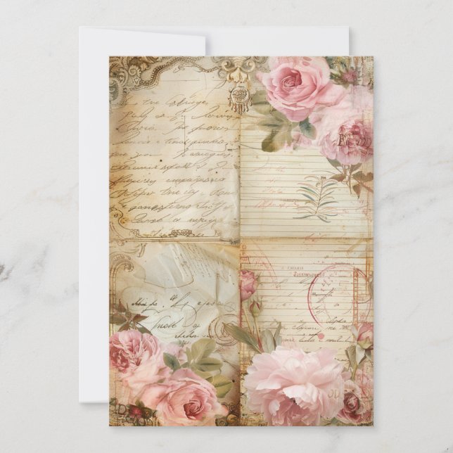 Convites Pequeno Florescer Baby Sprinkle | Pastéis Macios (Frente)